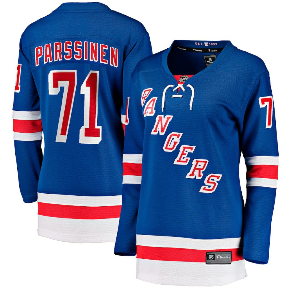 Juuso Parssinen New York Rangers Fanatics Women's Home Breakaway Player Jersey - Blue - NHL