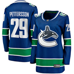 Marcus Pettersson Vancouver Canucks Fanatics Women's Home Breakaway Player Jersey - Blue - NHL