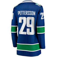 Marcus Pettersson Vancouver Canucks Fanatics Women's Home Breakaway Player Jersey - Blue - NHL