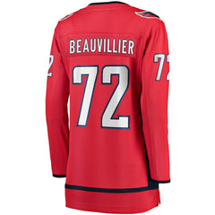Anthony Beauvillier Washington Capitals Fanatics Women's Home Breakaway Player Jersey - Red - NHL