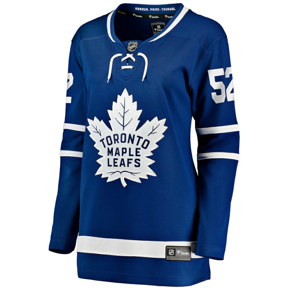 Reese Johnson Toronto Maple Leafs Fanatics Women's Home Breakaway Player Jersey - Blue - NHL