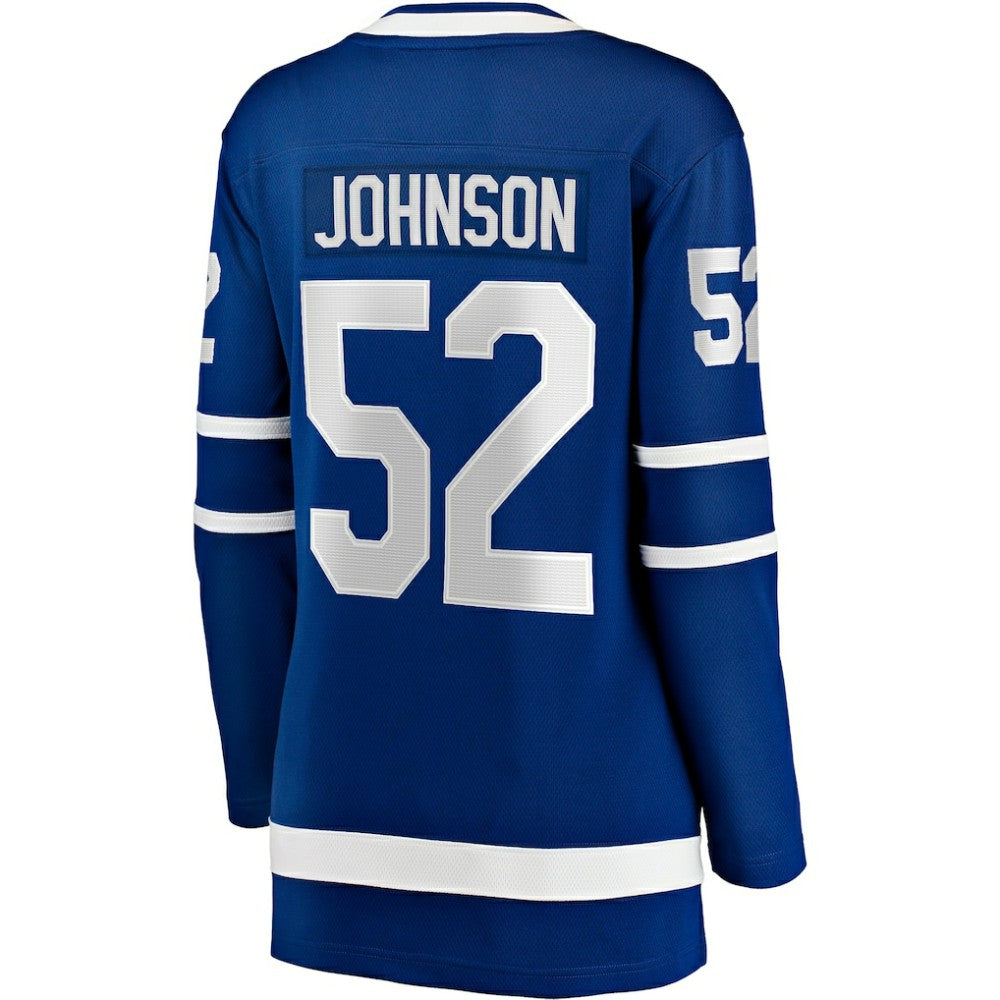 Reese Johnson Toronto Maple Leafs Fanatics Women's Home Breakaway Player Jersey - Blue - NHL