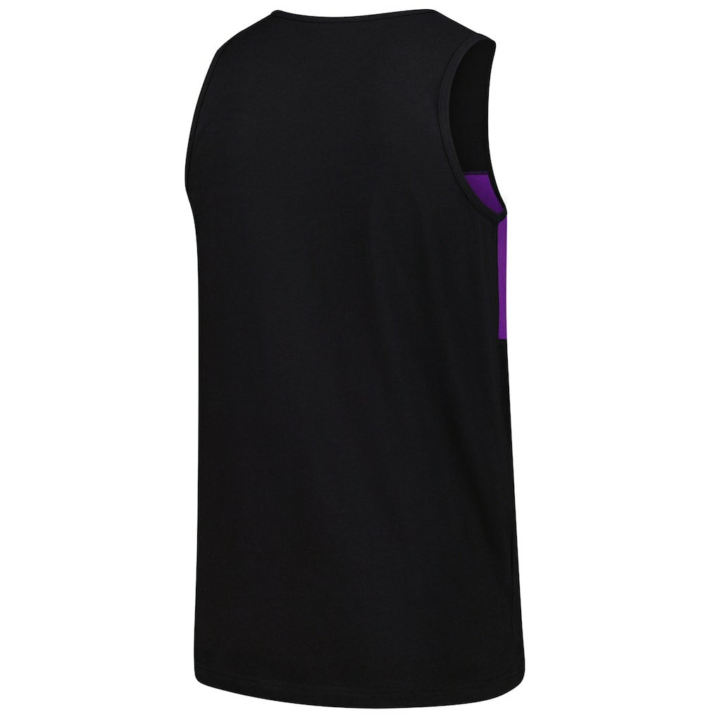 Minnesota Vikings Retro Colorblock Tank Top Black | Mitchell & Ness