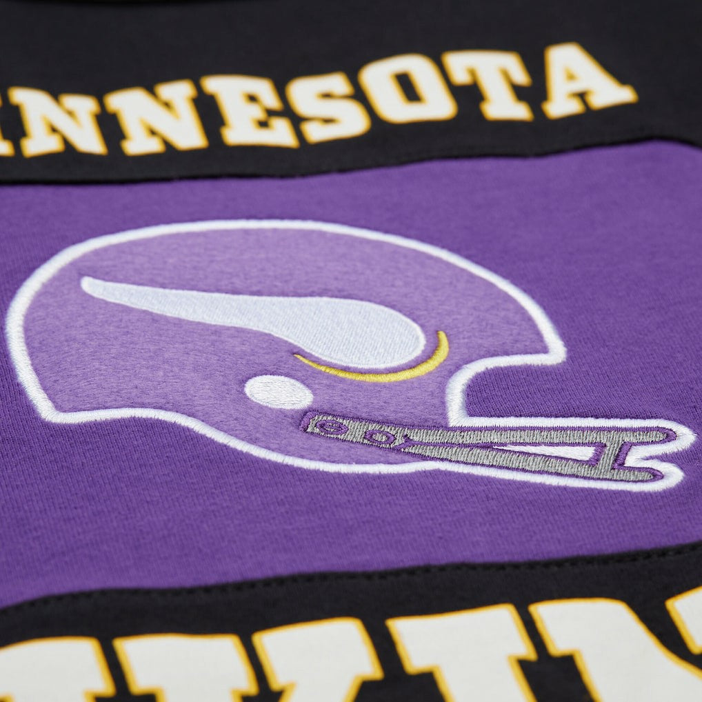 Minnesota Vikings Retro Colorblock Tank Top Black | Mitchell & Ness