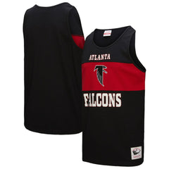 Atlanta Falcons Retro Colorblock Tank Top Black | Mitchell & Ness