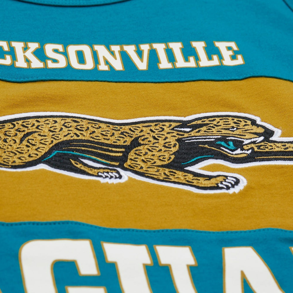 Jacksonville Jaguars Retro Colorblock Tank Top Teal | Mitchell & Ness