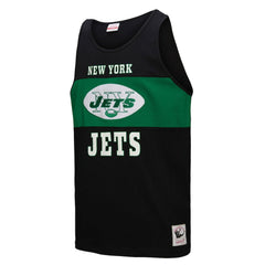 New York Jets Retro Colorblock Tank Top Black | Mitchell & Ness