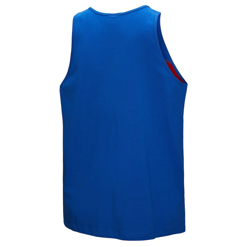 New England Patriots Retro Colorblock Tank Top Royal | Mitchell & Ness
