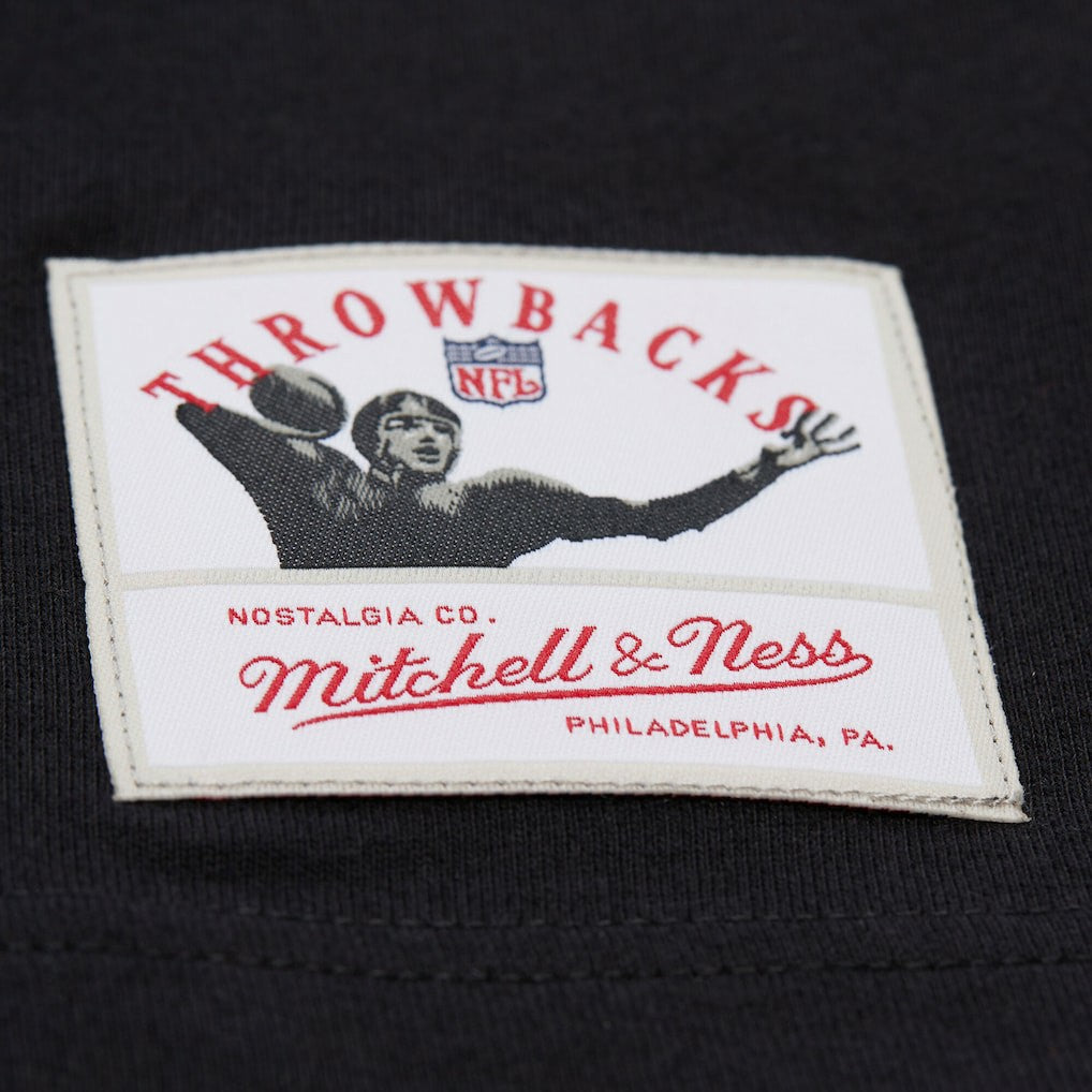 New Orleans Saints Retro Colorblock Tank Top Black | Mitchell & Ness