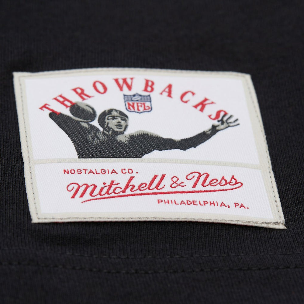 New Orleans Saints Retro Colorblock Tank Top Black | Mitchell & Ness