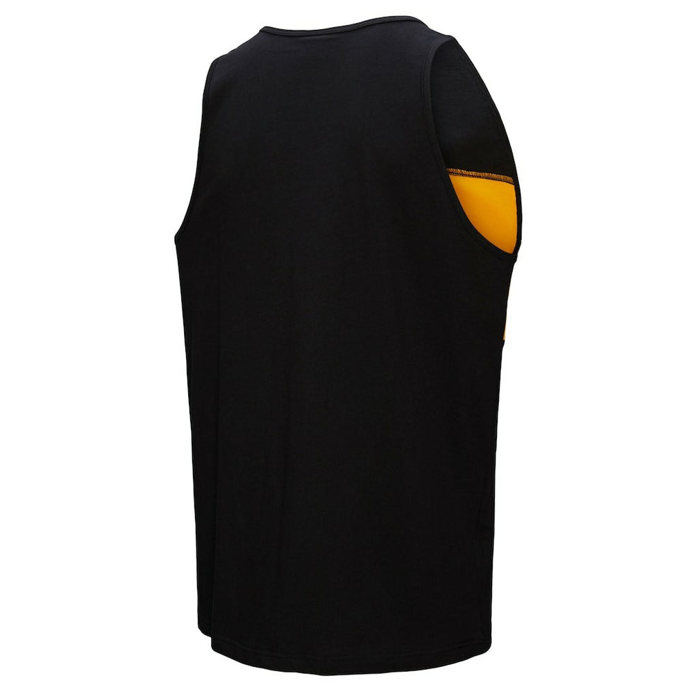 Pittsburgh Steelers Retro Colorblock Tank Top Black | Mitchell & Ness