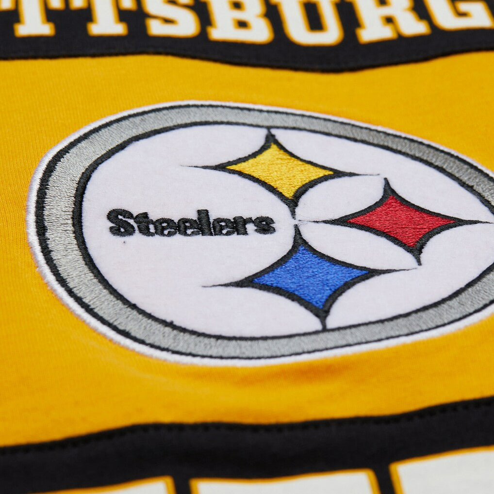 Pittsburgh Steelers Retro Colorblock Tank Top Black | Mitchell & Ness