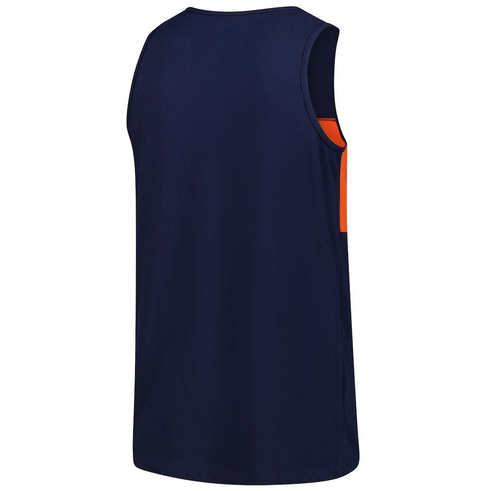 Chicago Bears Retro Colorblock Tank Top Navy | Mitchell & Ness