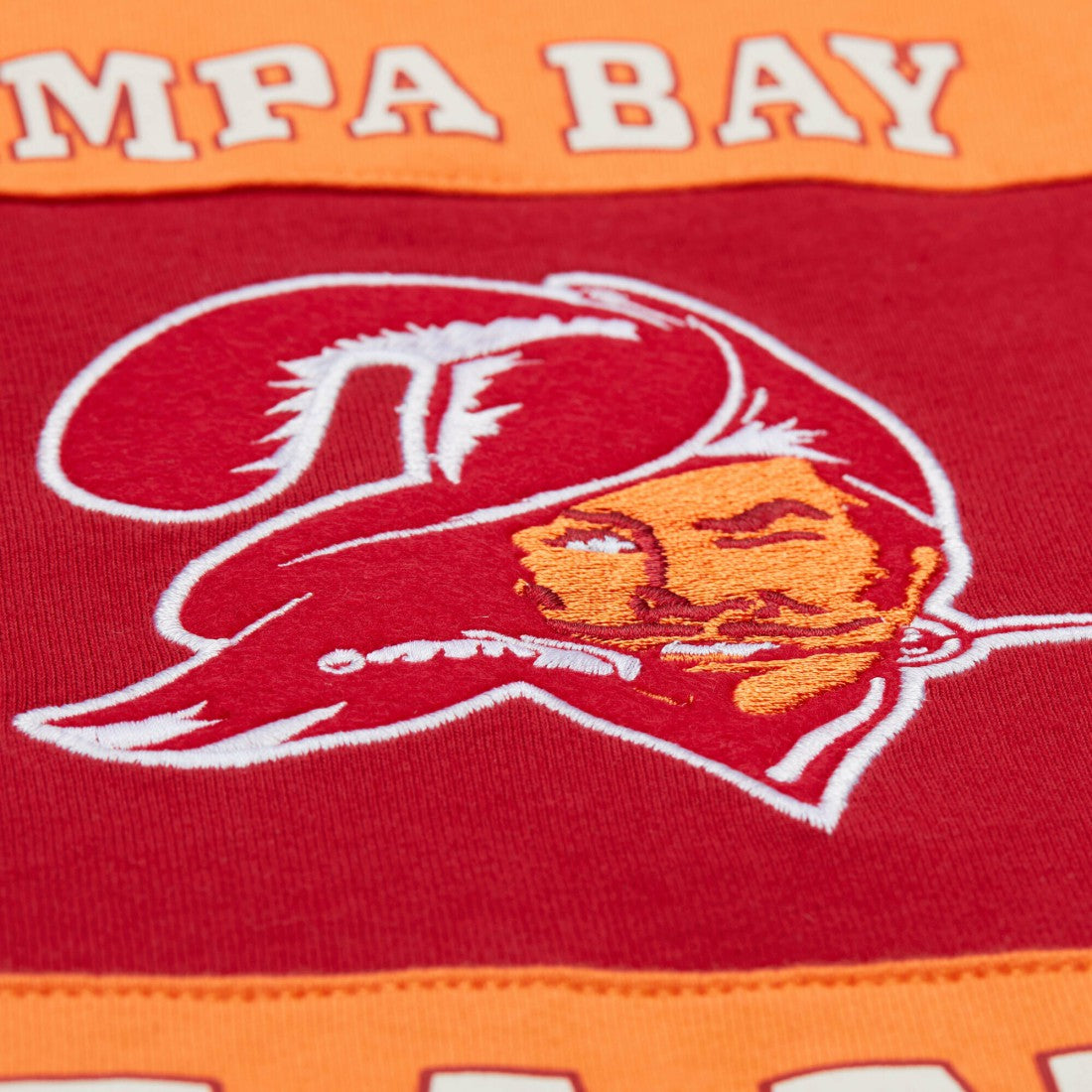Tampa Bay Buccaneers Retro Colorblock Tank Top Orange | Mitchell & Ness