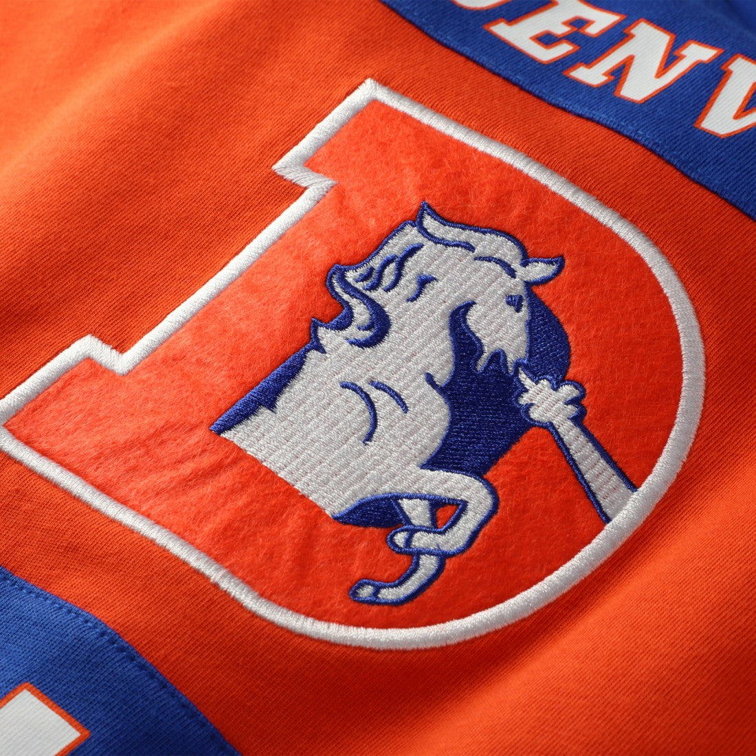 Denver Broncos Retro Colorblock Tank Top Royal | Mitchell & Ness
