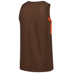 Cleveland Browns Retro Colorblock Tank Top Brown | Mitchell & Ness