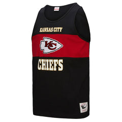 Kansas City Chiefs Retro Colorblock Tank Top Black | Mitchell & Ness