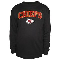 Kansas City Chiefs Big & Tall Thermal Long Sleeve Crew Neck T-Shirt Black | Fanatics