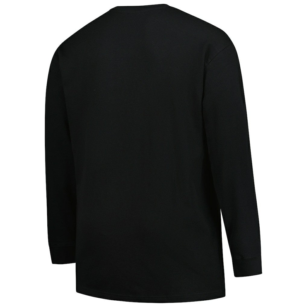 Miami Dolphins Big & Tall Throwback Thermal Long Sleeve T-Shirt Black | Fanatics