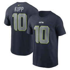 Cooper Kupp Seattle Seahawks Player Name & Number T-Shirt College Navy | Nike for Sale