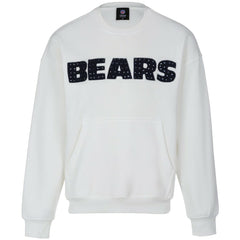Chicago Bears Cuce Women's Chenille Jeweled Sweatshirt White | NFL