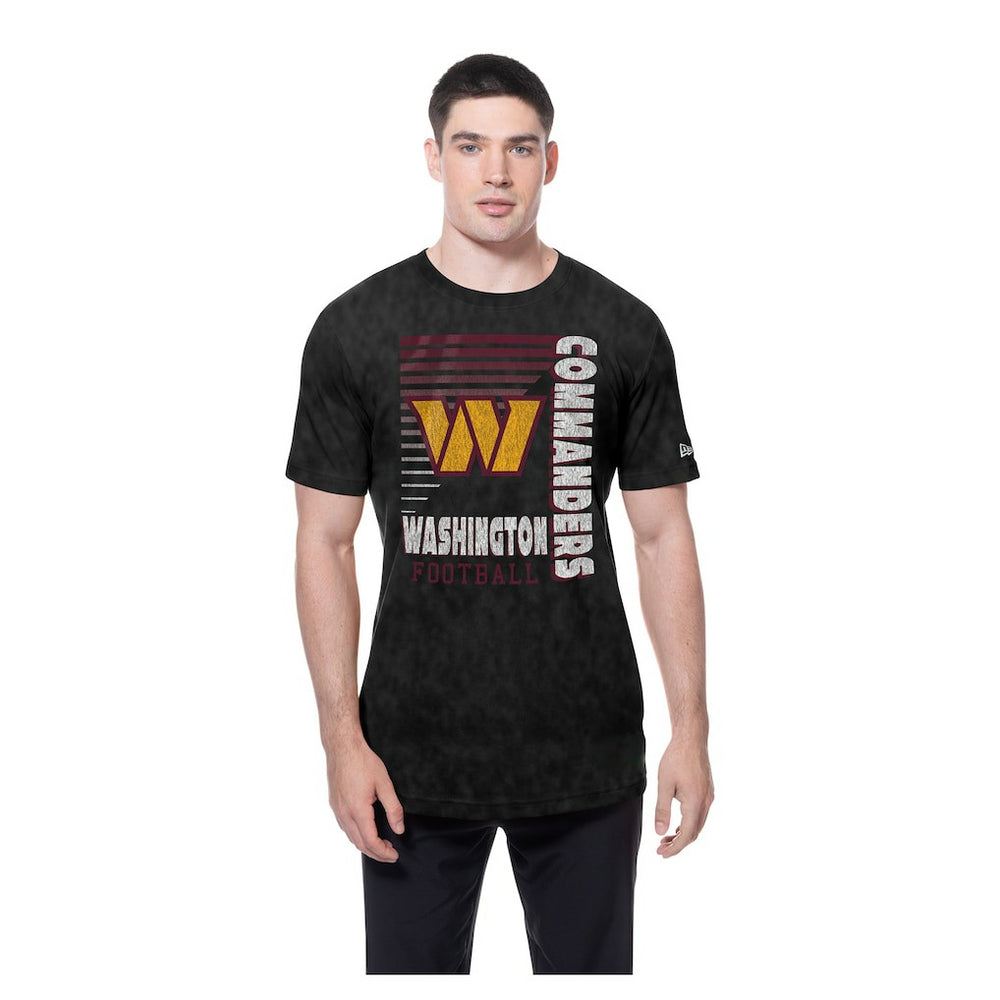 Washington Commanders New Era Enzyme Washed Oversized T-Shirt Black | NFL