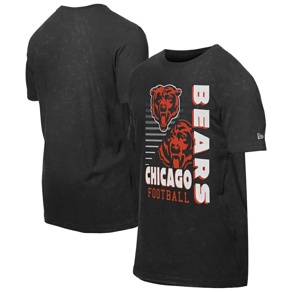 Chicago Bears New Era Enzyme Washed Oversized T-Shirt Black | NFL