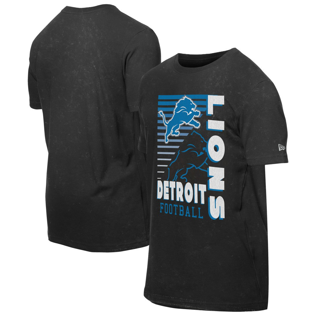Detroit Lions New Era Enzyme Washed Oversized T-Shirt Black | NFL