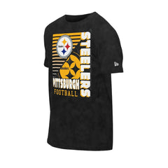 Pittsburgh Steelers New Era Enzyme Washed Oversized T-Shirt Black | NFL
