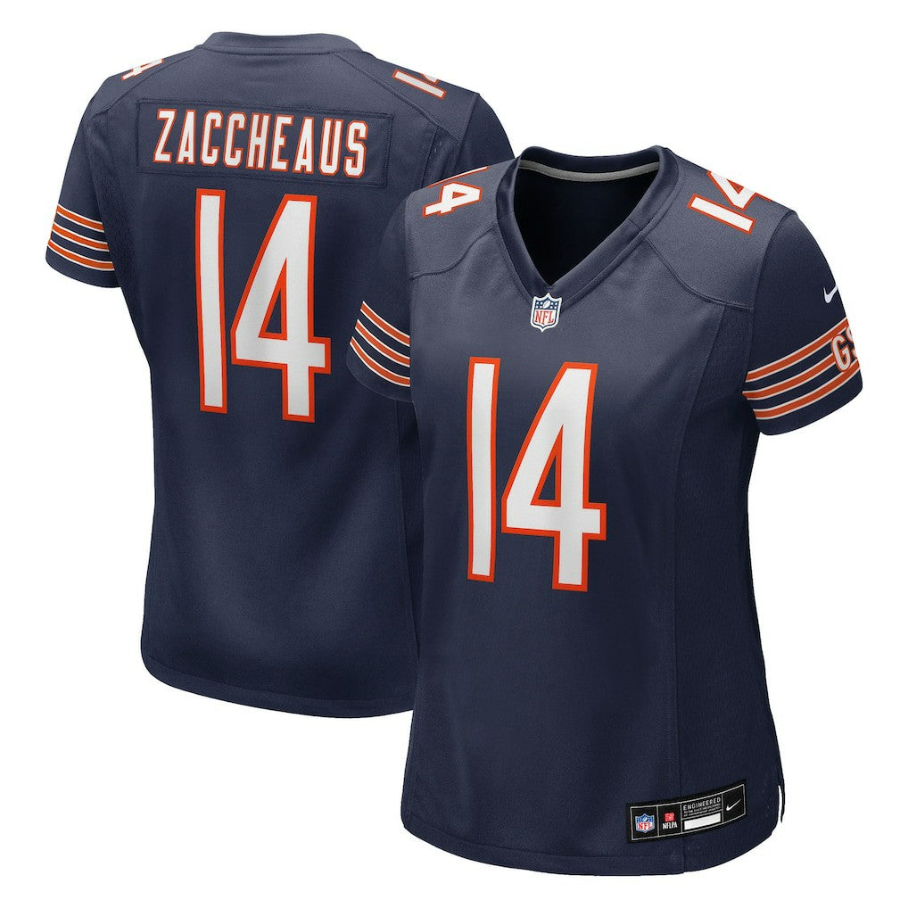 Olamide Zaccheaus Chicago Bears Women's Team Game Jersey Navy | Nike for Sale