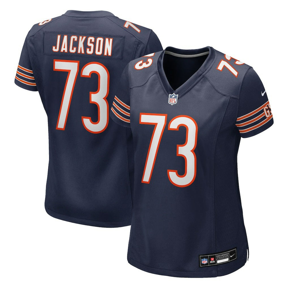 Jonah Jackson Chicago Bears Women's Team Game Jersey Navy | Nike for Sale