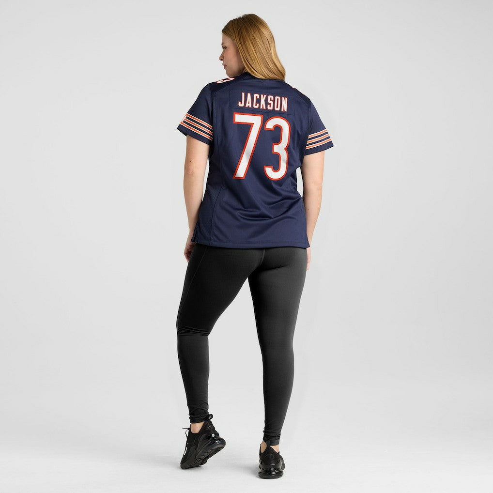 Jonah Jackson Chicago Bears Women's Team Game Jersey Navy | Nike for Sale