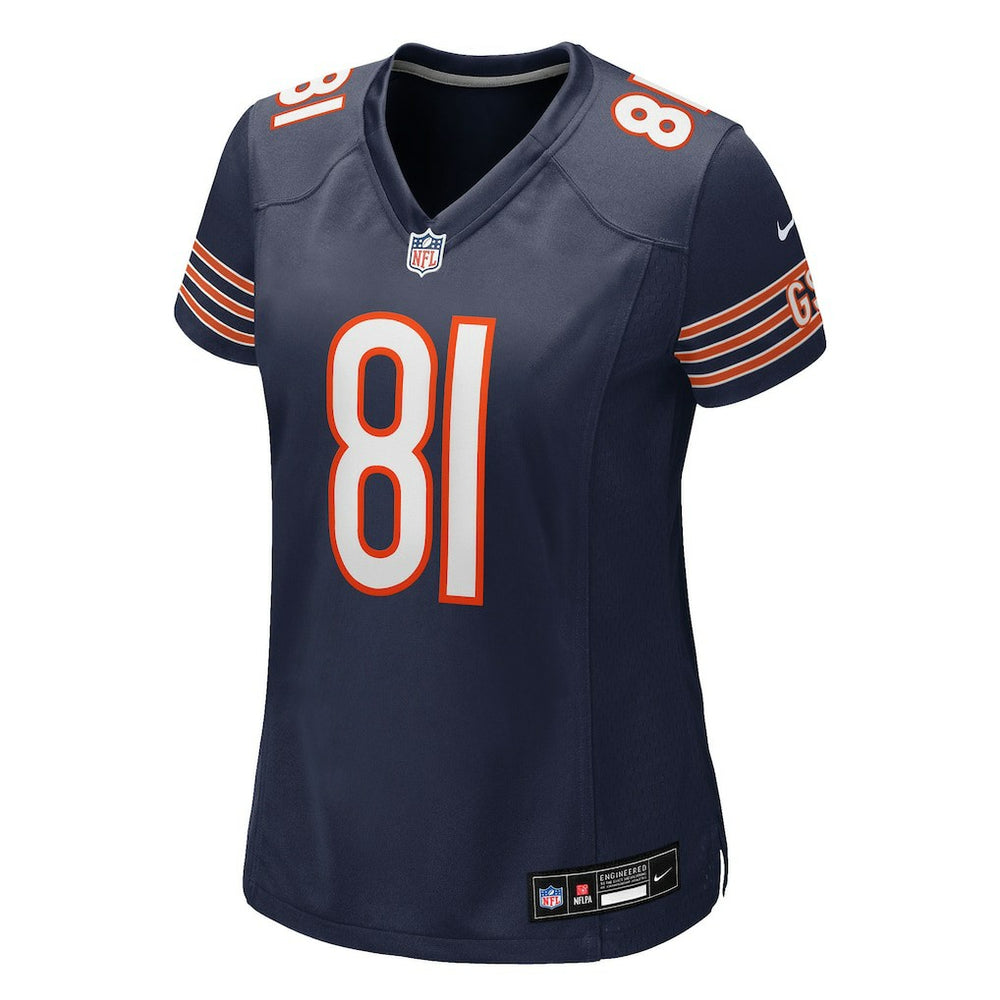 Durham Smythe Chicago Bears Women's Team Game Jersey Navy | Nike for Sale