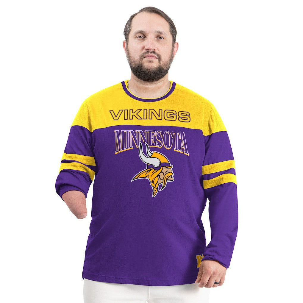 Minnesota Vikings G-III Sports by Carl Banks Adaptive Outlast Long Sleeve T-Shirt Purple/Gold | NFL
