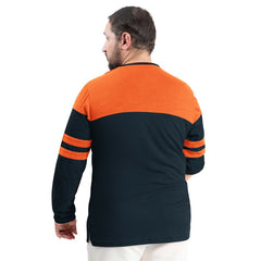 Chicago Bears G-III Sports by Carl Banks Adaptive Outlast Long Sleeve T-Shirt Navy/Orange | NFL