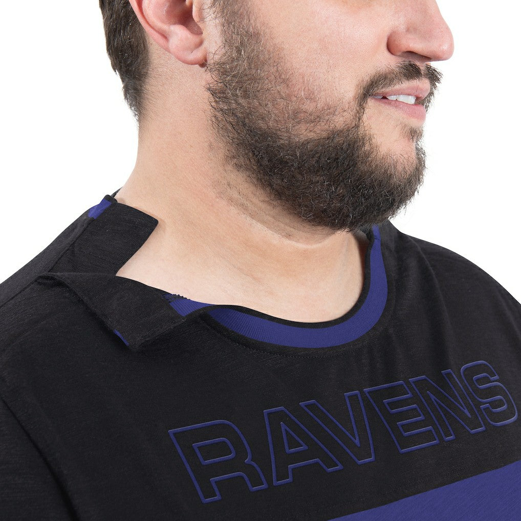 Baltimore Ravens G-III Sports by Carl Banks Adaptive Outlast Long Sleeve T-Shirt Purple/Black | NFL