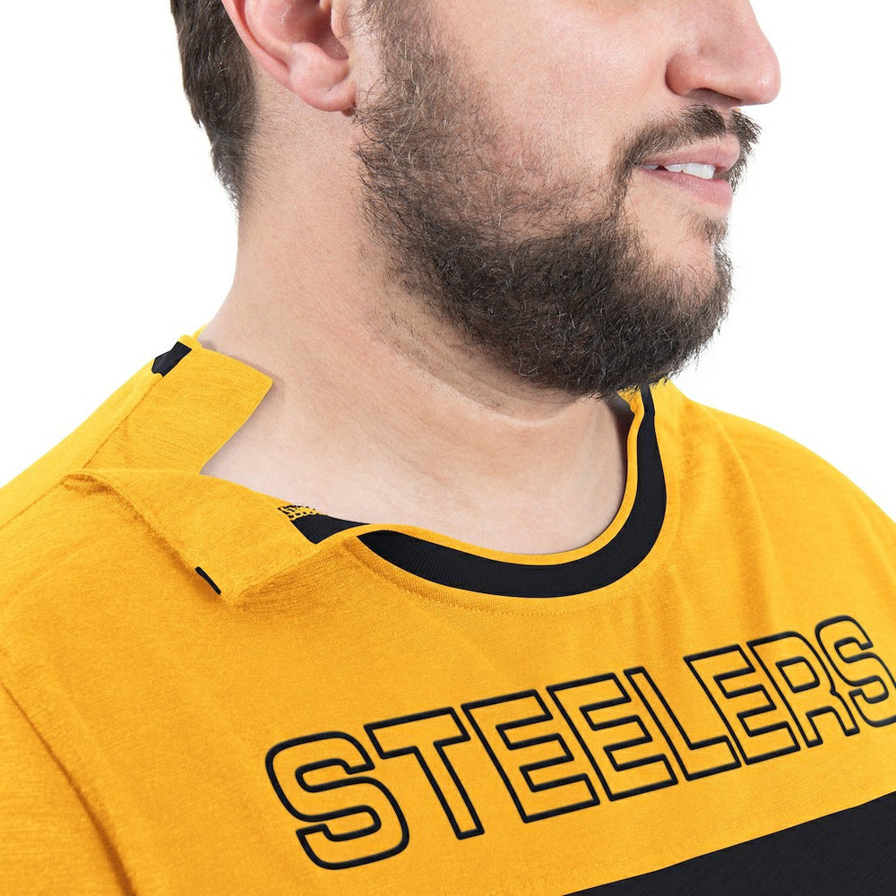 Pittsburgh Steelers G-III Sports by Carl Banks Adaptive Outlast Long Sleeve T-Shirt Black/Gold | NFL