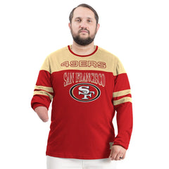 San Francisco 49ers G-III Sports by Carl Banks Adaptive Outlast Long Sleeve T-Shirt Scarlet/Gold | NFL