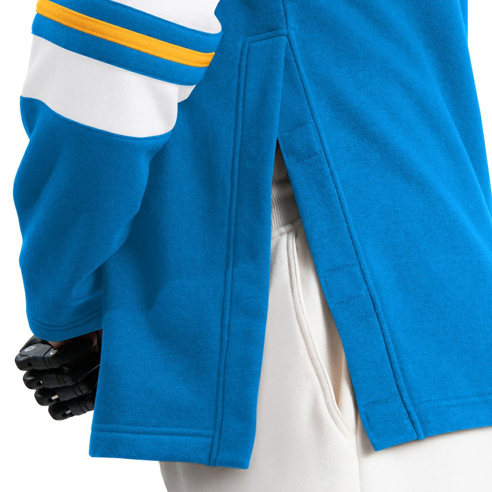 Los Angeles Chargers G-III Sports by Carl Banks Adaptive Lord Stanley Crewneck Sweatshirt Powder Blue | NFL