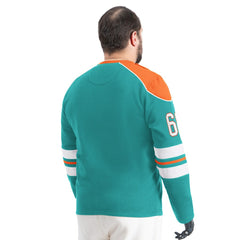 Miami Dolphins G-III Sports by Carl Banks Adaptive Lord Stanley Crewneck Sweatshirt Aqua | NFL