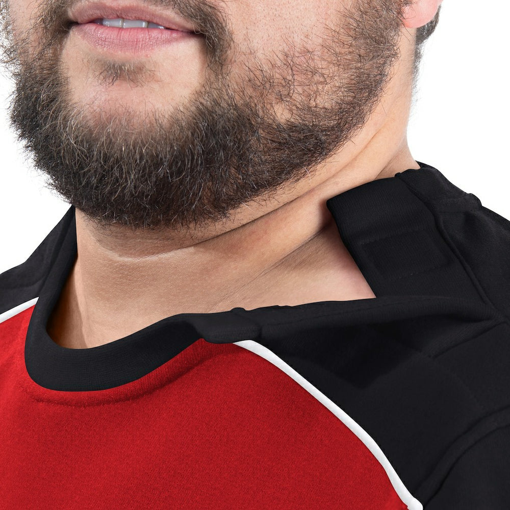 Atlanta Falcons G-III Sports by Carl Banks Adaptive Lord Stanley Crewneck Sweatshirt Red | NFL
