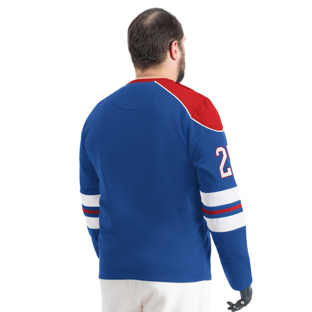 New York Giants G-III Sports by Carl Banks Adaptive Lord Stanley Crewneck Sweatshirt Royal | NFL