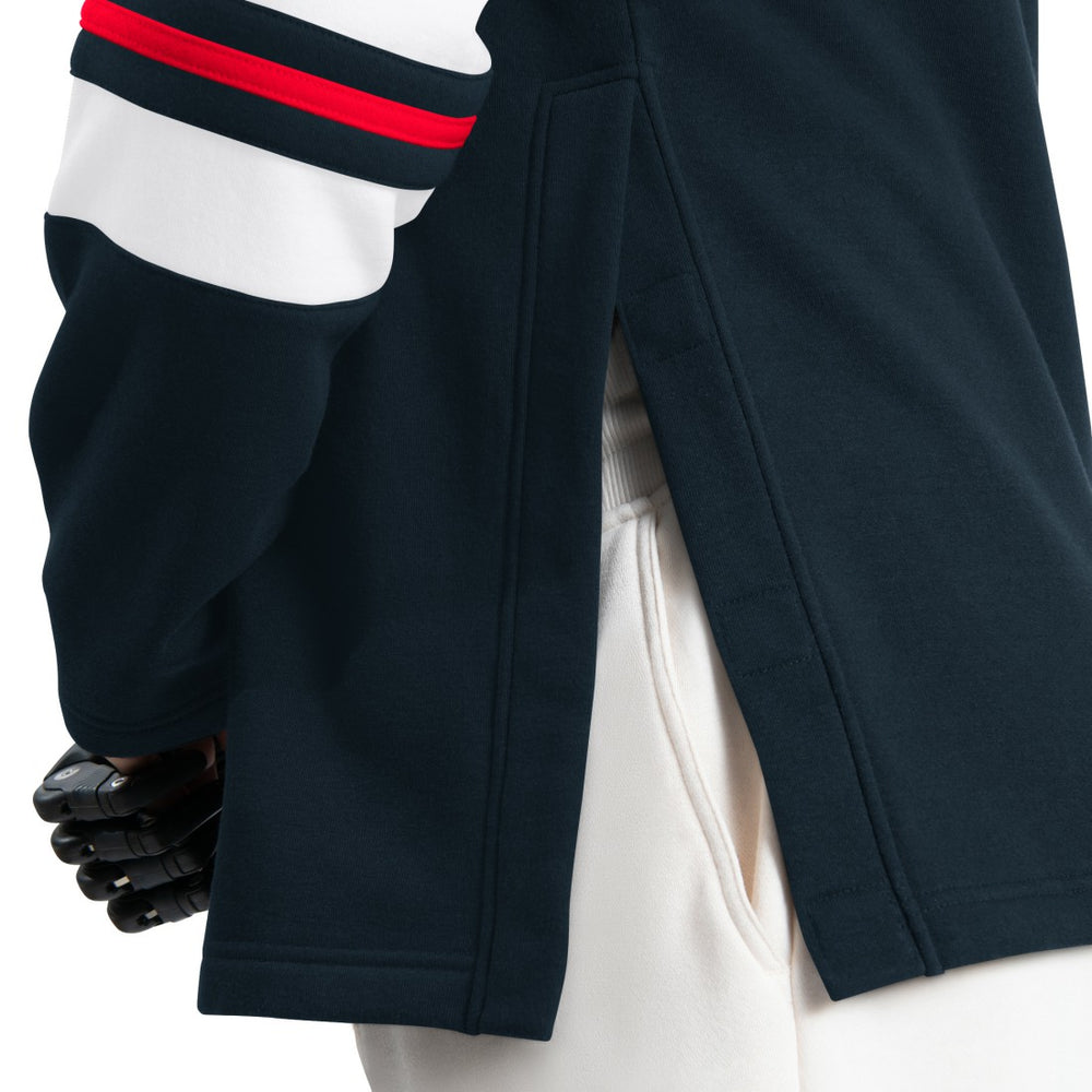 Houston Texans G-III Sports by Carl Banks Adaptive Lord Stanley Crewneck Sweatshirt Navy | NFL