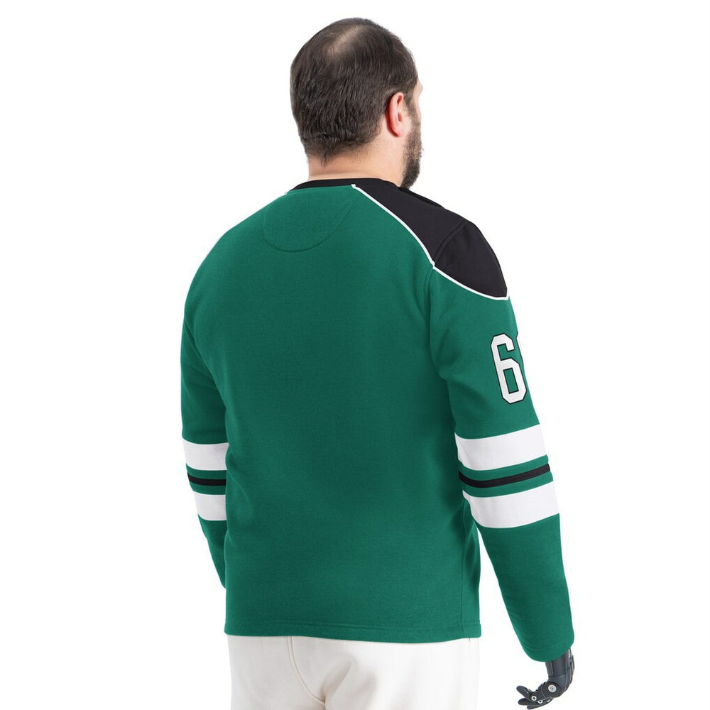 New York Jets G-III Sports by Carl Banks Adaptive Lord Stanley Crewneck Sweatshirt Green | NFL