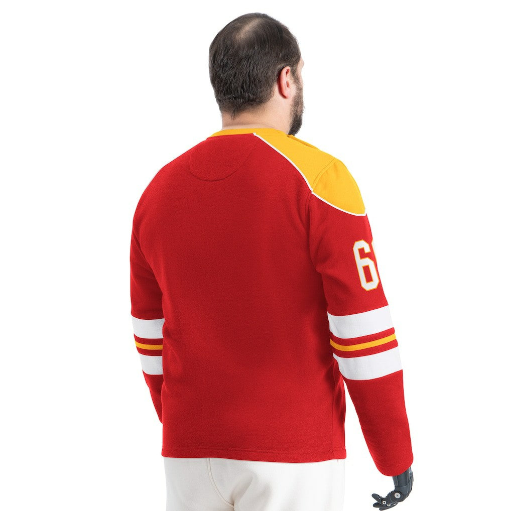 Kansas City Chiefs G-III Sports by Carl Banks Adaptive Lord Stanley Crewneck Sweatshirt Red | NFL
