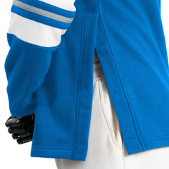 Detroit Lions G-III Sports by Carl Banks Adaptive Lord Stanley Crewneck Sweatshirt Blue | NFL