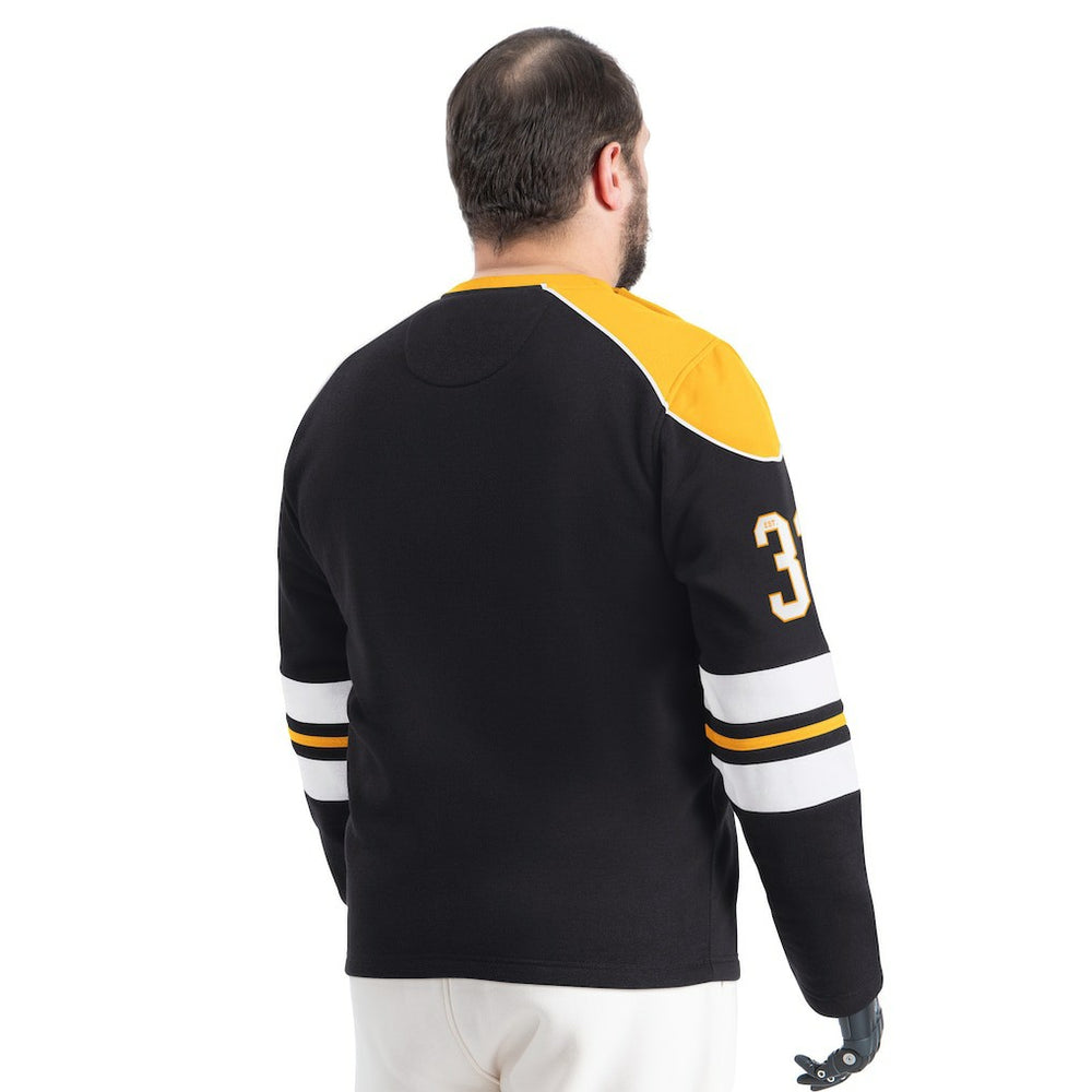 Pittsburgh Steelers G-III Sports by Carl Banks Adaptive Lord Stanley Crewneck Sweatshirt Black | NFL