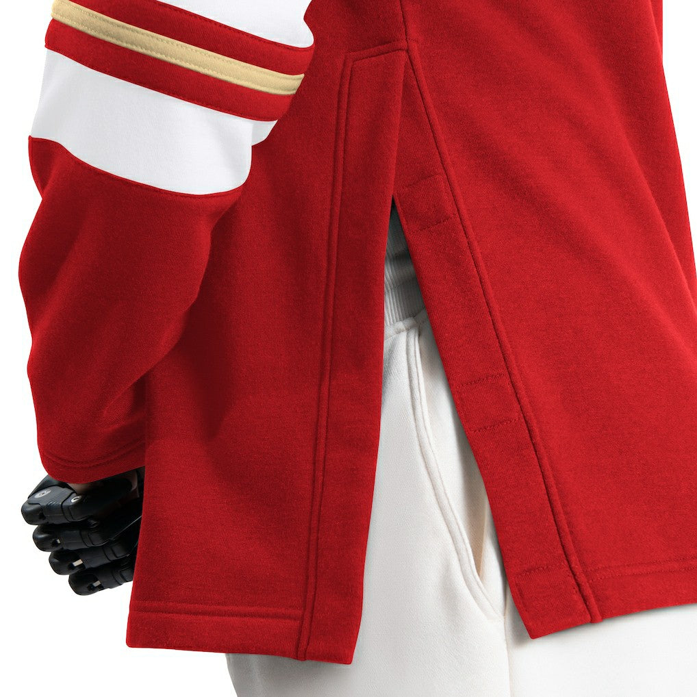 San Francisco 49ers G-III Sports by Carl Banks Adaptive Lord Stanley Crewneck Sweatshirt Scarlet | NFL