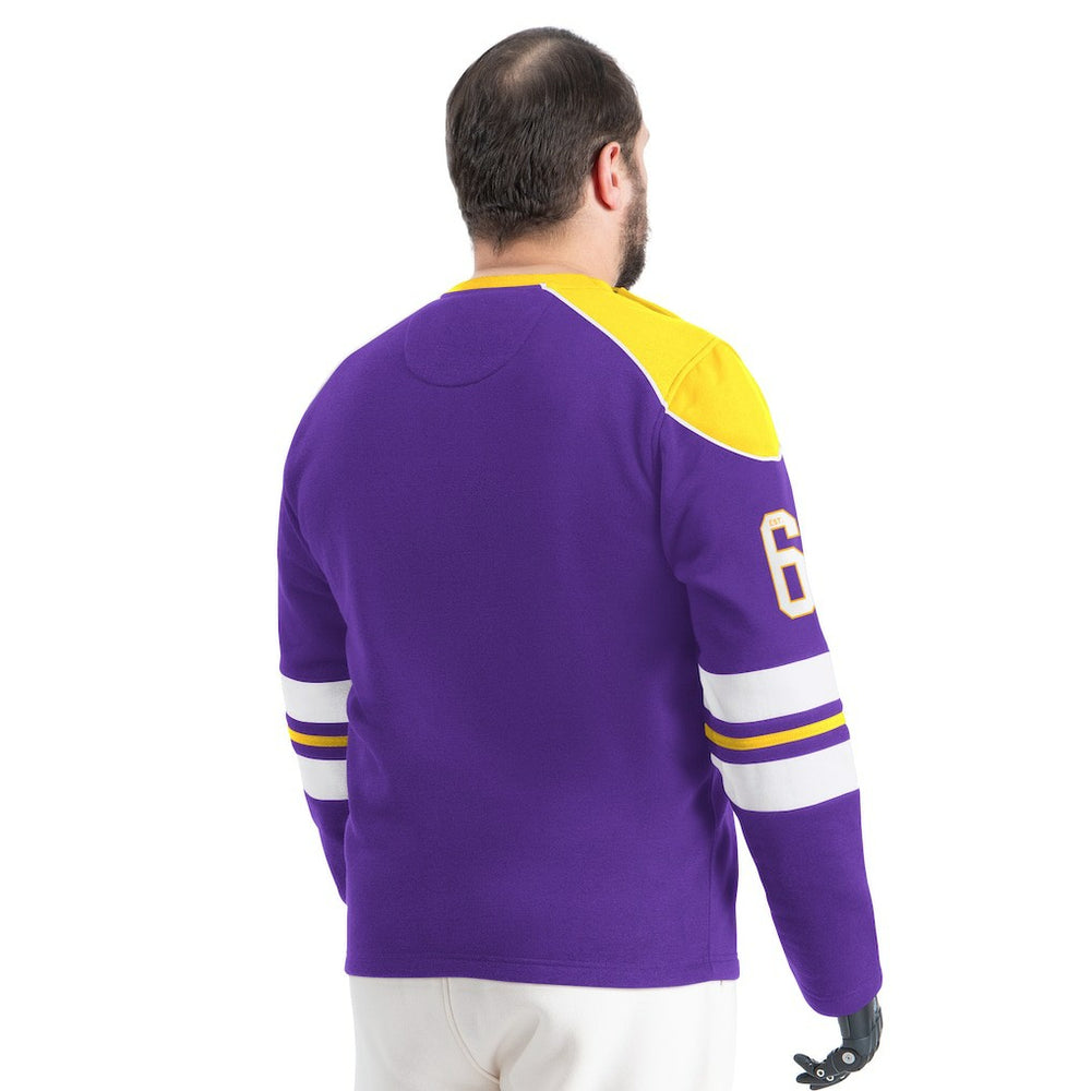 Minnesota Vikings G-III Sports by Carl Banks Adaptive Lord Stanley Crewneck Sweatshirt Purple | NFL