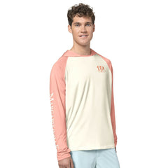 Cincinnati Bengals Margaritaville Sand, Sea, Sunsets Long-Sleeve Rashguard Hoodie Pullover -Cream/Amber | NFL